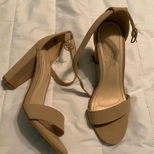 Nude Strappy Heels